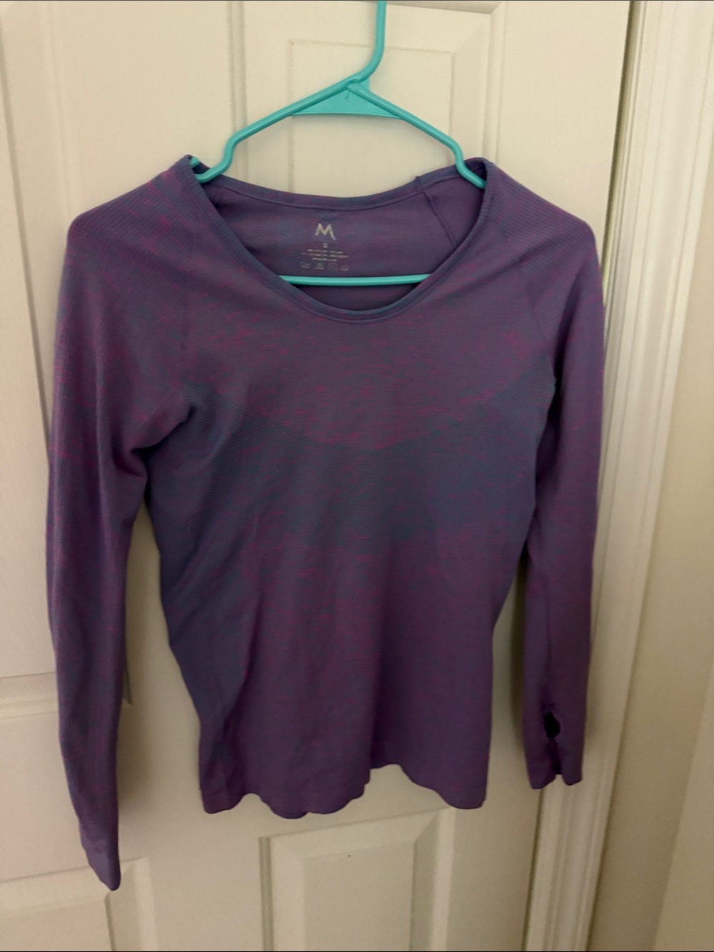 Marmot Athletic Long-Sleeve Crewneck Top in Lavender Purple